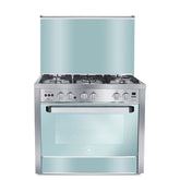 Unionaire i-Cook Pro Digital Gas Cooker, 5 Burners, 90cm, Stainless Steel - C69SS2SC511IDSFP2WAL